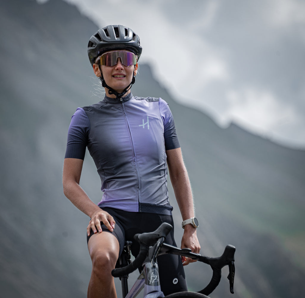 Cycling Jersey Purple Shadow